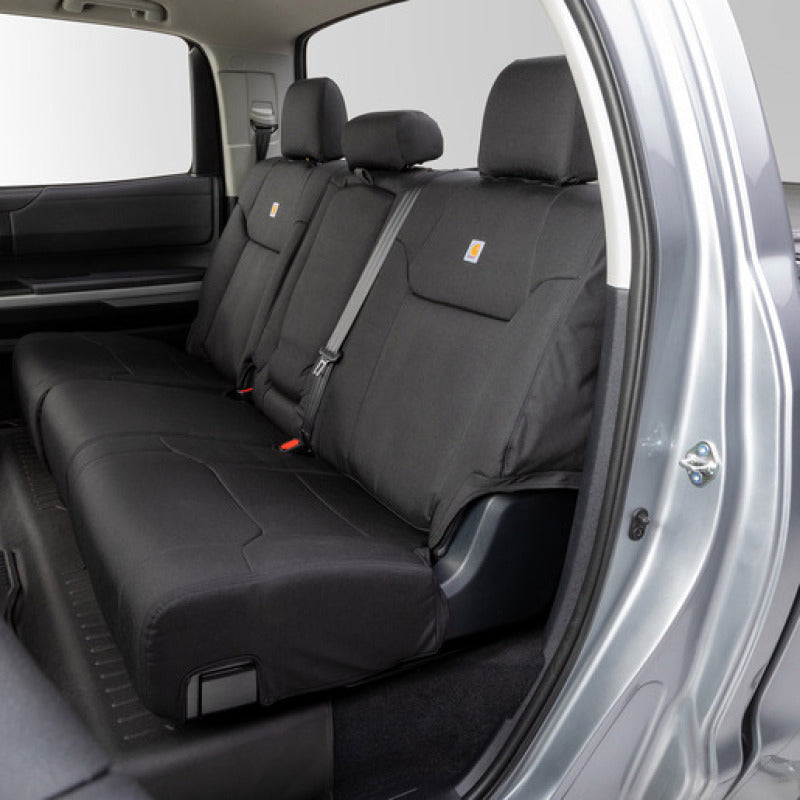 Covercraft 21-24 Ford F150 Carhartt Super Dux PrecisionFit Custom Second Row Seat Covers - Black GTF4254COBK GTF4254COBK User 1