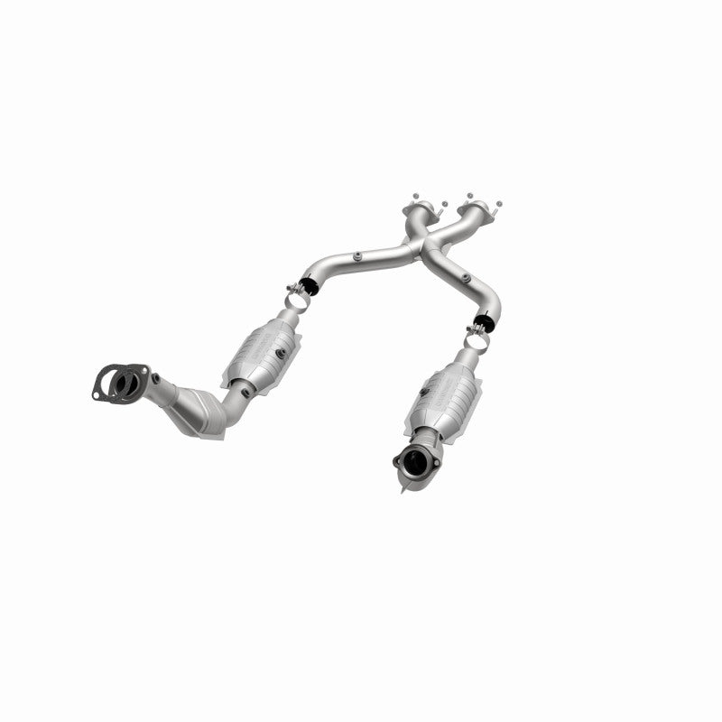 MagnaFlow Ford Mustang HM Grade Federal / EPA Compliant Direct-Fit Catalytic Converter 93671 360 Degree Image Set