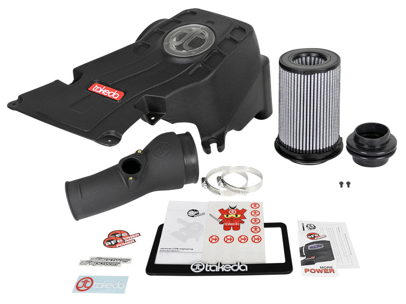aFe Takeda Momentum Pro Dry S Cold Air Intake System Honda Accord 2018 56-70002D Photo - Unmounted