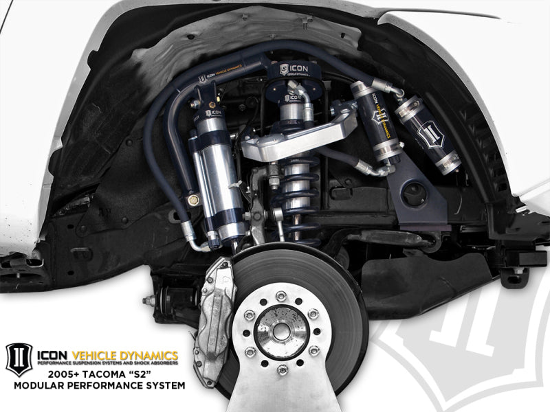 ICON S2 Front 2.5 Omega Series Shocks RR - Pair 59906P 59906P Photo - Mounted