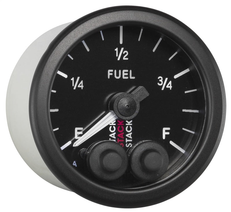 Autometer Stack 52mm 0-280 Ohm Programmable Pro-Control Fuel Level Gauge - Black ST3515 ST3515 User 4