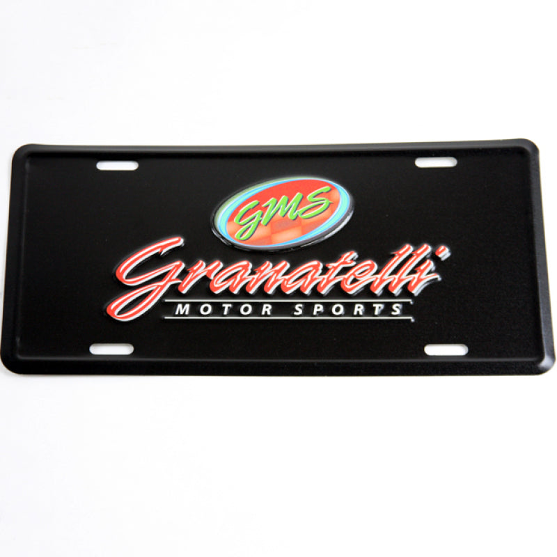 Granatelli Motor Sports Granatelli Granatelli Motor Sports Aluminum License Plate - Black Face & Full Color Logo 100006 100006 Photo - Primary