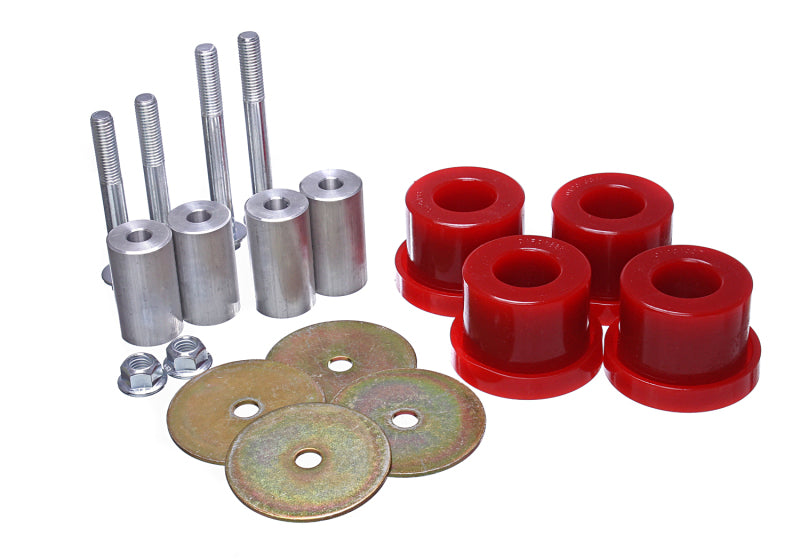 Energy Suspension 2015 Ford Mustang Differential Mount Bushing Set Red 4.1139R Photo - Primary