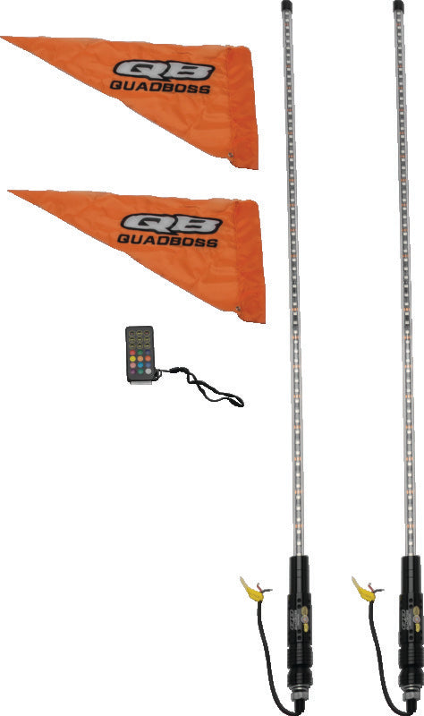 QuadBoss Qb 4Ft Clear Dual Whip Rmte 609659 609659 Photo - Primary