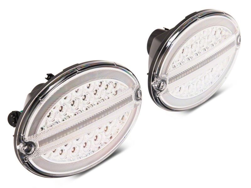 Raxiom 97-04 Chevrolet Corvette C5 Axial Series LED Tail Lights- Chrome Housing (Clear Lens) CV4608 CV4608 Photo - Close Up