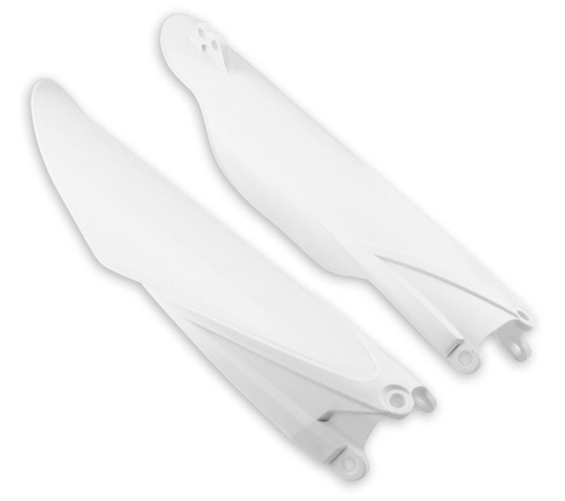 Cycra 10-24 Yamaha WR250F-450/YZ125-450FX Fork Guards White 1CYC-6901-42 1CYC-6901-42 Photo - Primary