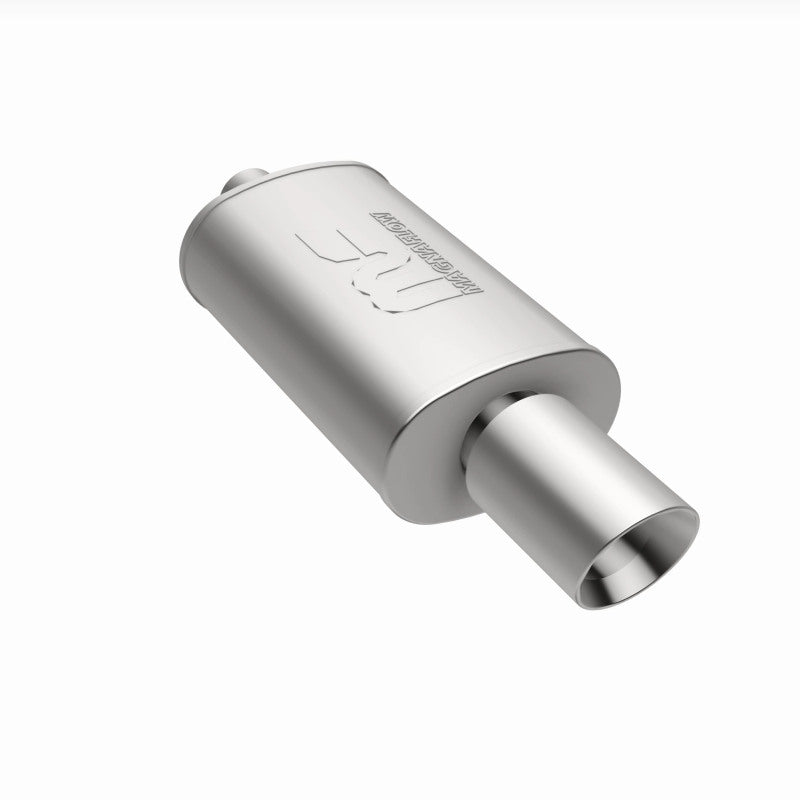 MagnaFlow 5" X 8" Oval Center/Center Performance Muffler With Tip 14851 360 Degree Image Set