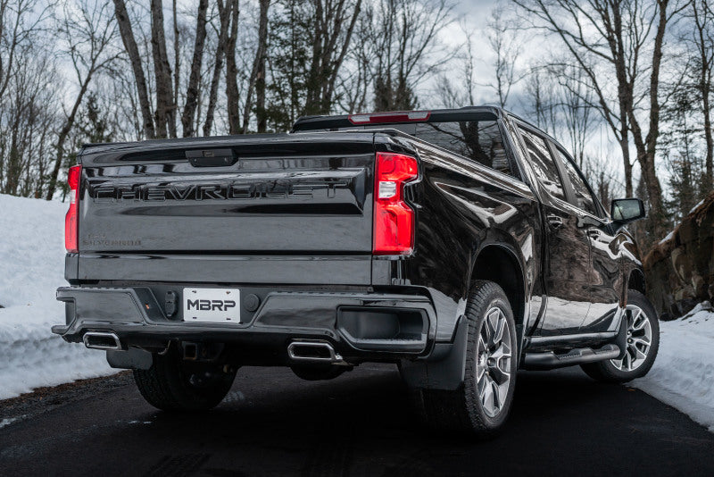 MBRP 20-21 Chevrolet/GMC 1500 6.2L T409 Stainless Steel 3in Muffler Bypass S5003409 S5003409 Photo - lifestyle view