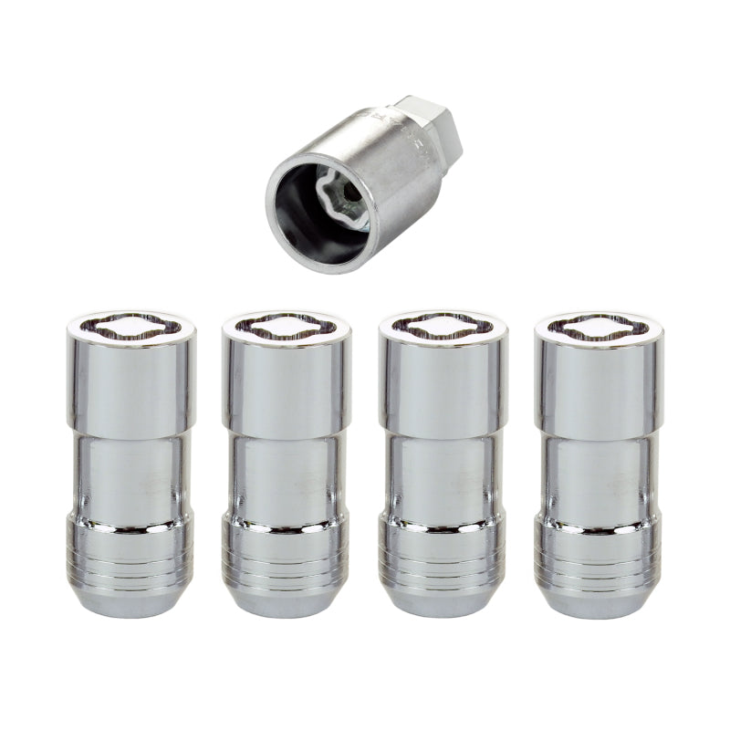 McGard Wheel Lock Nut Set - 4pk. (Cone Seat) M14X1.5 / 21mm & 22mm Dual Hex / 1.965in. L - Chrome 24210 24210 Photo - out of package