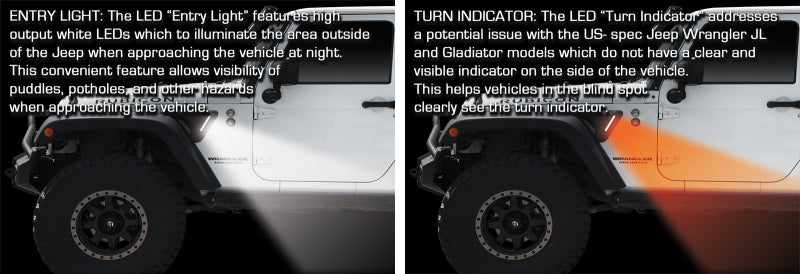 ORACLE Lighting Oracle Sidetrack LED System For Jeep Wrangler JK 5873-504 5873-504 User 2