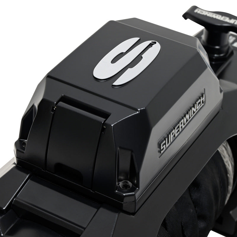 Superwinch 12000 LBS 12V DC 3/8in x 80ft Synthetic Rope SX12SR Winch - Semi Gloss Black 1712204 1712204 User 1
