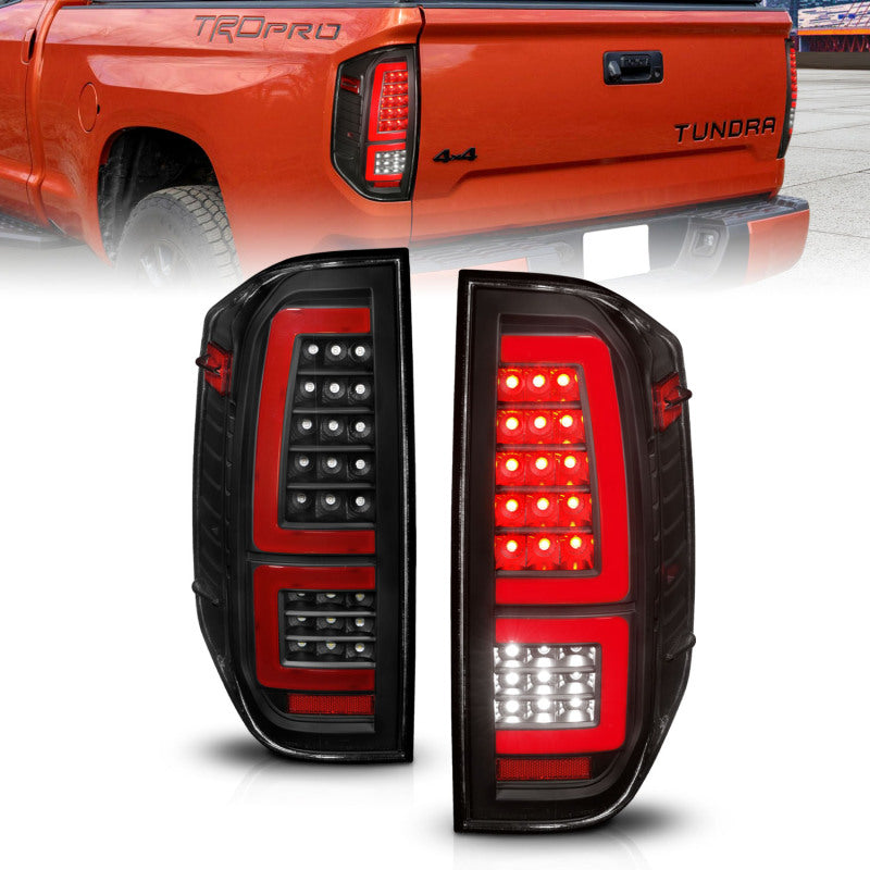 ANZO 2014-2021 Toyota Tundra LED Taillights Black Housing/Clear Lens 311436 311436 Photo - Primary