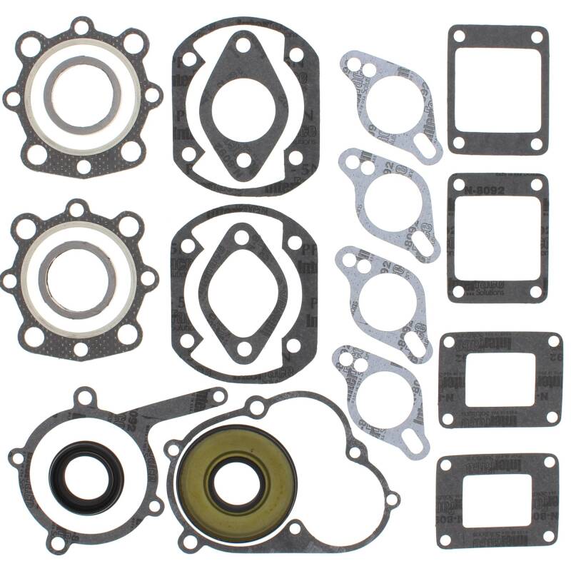 Vertex Pistons Vertex Gaskets 76-78 Yamaha Exciter EX440 A B Complete Gasket Kit w/ Oil Seals 711146 711146 Photo - Primary