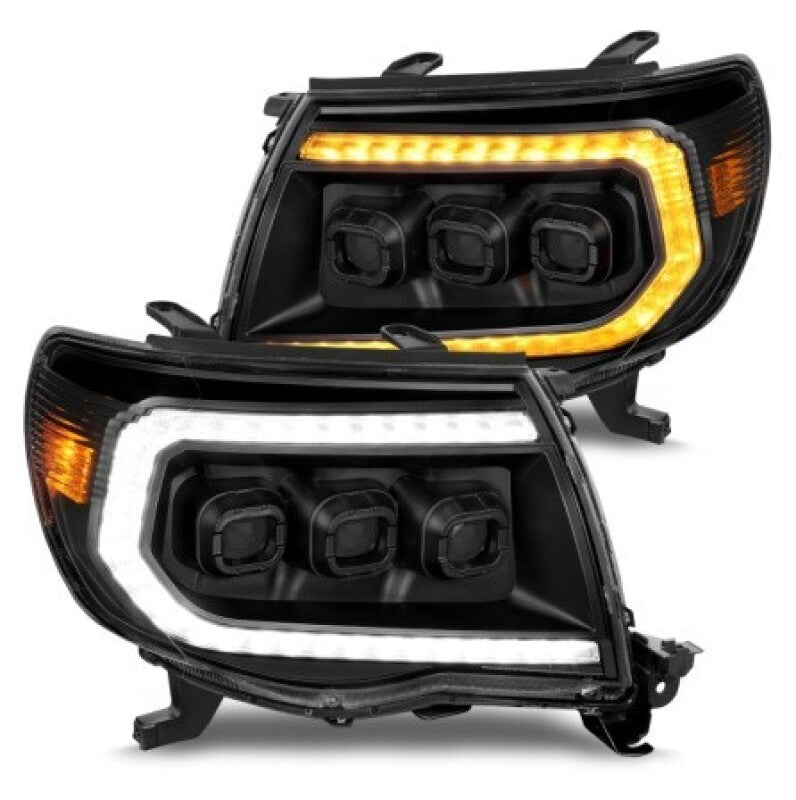 ANZO 05-11 Toyota Tacoma Full LED Proj Headlights White DRL/Init/SeqSig Black - Pair 111640A 111640A User 1