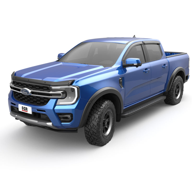 EGR 2024+ Ford Ranger Superguard Hood Shield - Matte Black 303605 303605 Photo - Mounted