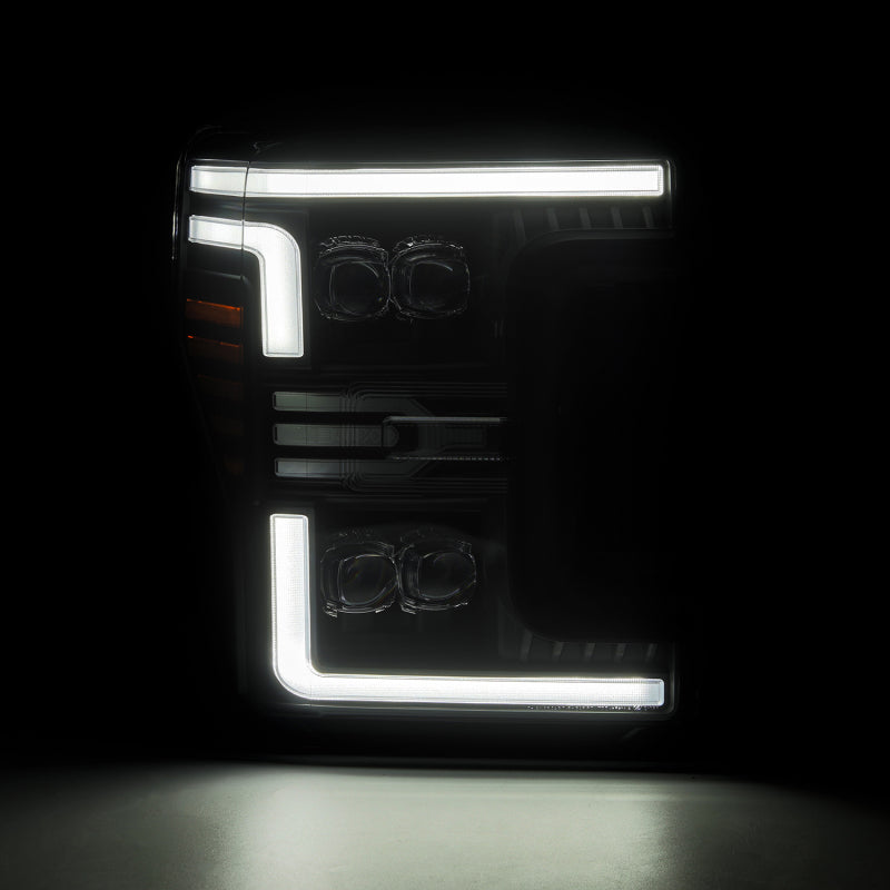 AlphaRex 17-19 Ford F-250/350/450 SD NOVA-Series LED Proj Headlights Bk w/Actv Light SeqSig & SBDRL 880325 880325 User 2