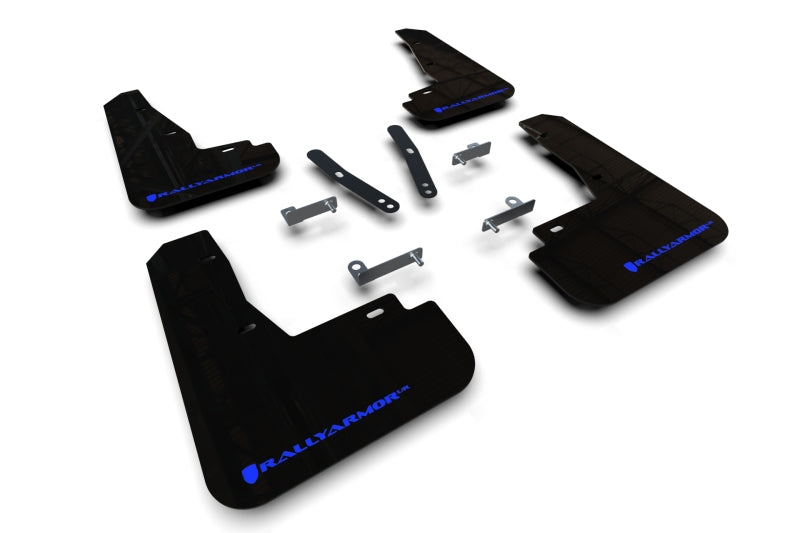 Rally Armor 22-23 Kia EV6 Black UR Mud Flap Blue Logo MF91-UR-BLK-BL MF91-UR-BLK-BL Photo - Primary