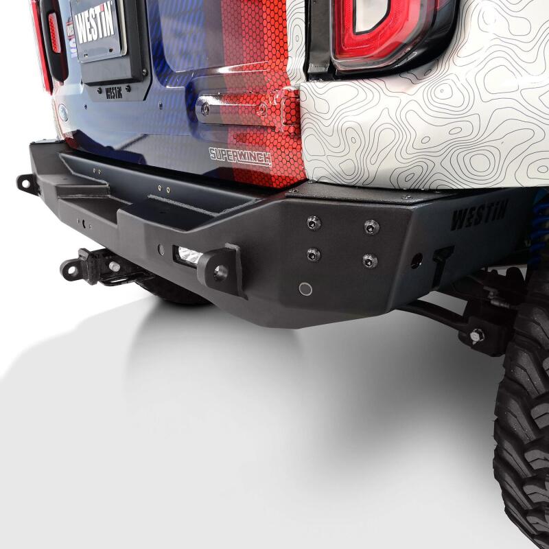 Westin 21-25 Ford Bronco (Excl. Sport) XTS Rear Bumper - Tex. Blk 59-712255 59-712255 Photo - Mounted