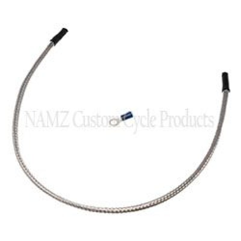 NAMZ Oil Sendin Harness Cover (SS Braided & Clear Coated - Stock Length) NOSSH-1801 NOSSH-1801 Photo - Primary