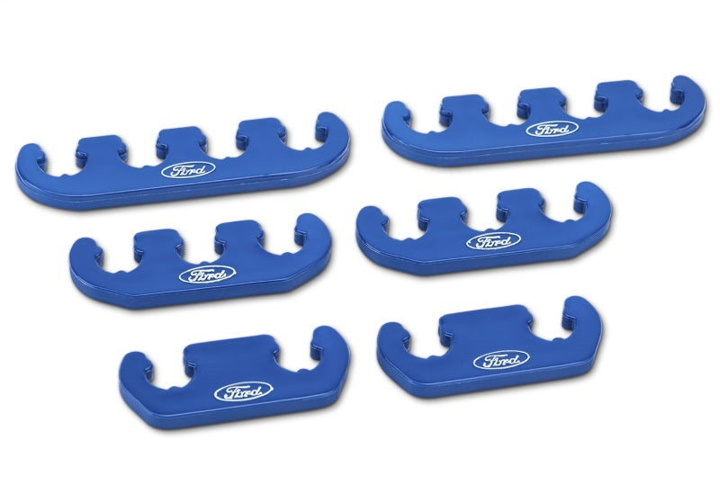 Ford Racing Wire Dividers 4 to 3 to 2 - Blue w/ White Ford Logo 302-637 302-637 Photo - Unmounted