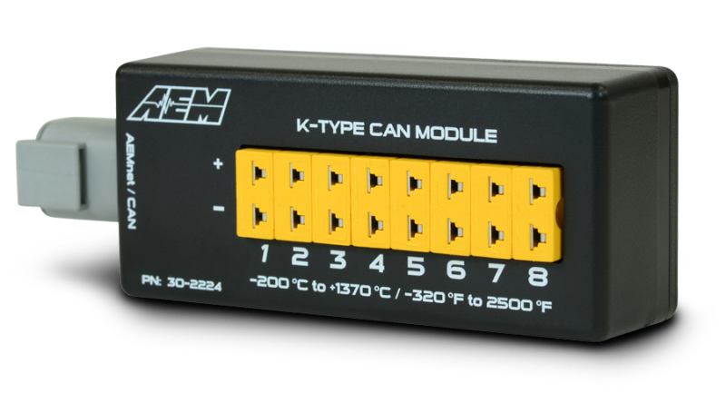 AEM 8 Channel K-Type Thermocouple EGT CAN Module 30-2224 30-2224 Photo - Primary