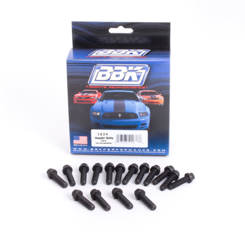 BBK Performance Exhaust Header Bolts (16) 8mm-1.25 X 30mm 96-04 Ford 4.6L/5.4L 1624 Photo - Primary