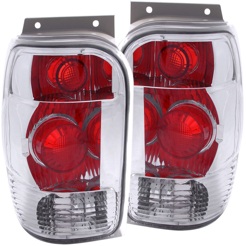 Anzo FORD EXPLORER 98-01 / MOUNTAINEER 98-01 TAIL LIGHTS CHROME 211082 Photo - Primary