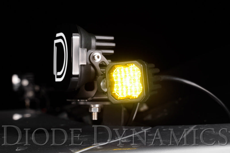 Diode Dynamics Stage Series C1 LED Pod Sport - Yellow Wide Standard ABL (Pair) DD6443P DD6443P User 3