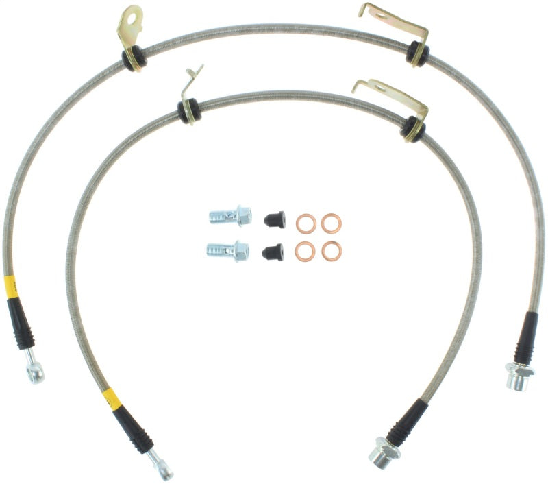 StopTech 11-17 Lexus CT200h Stainless Steel Front Brake Lines 950.44029 950.44029 Photo - Unmounted