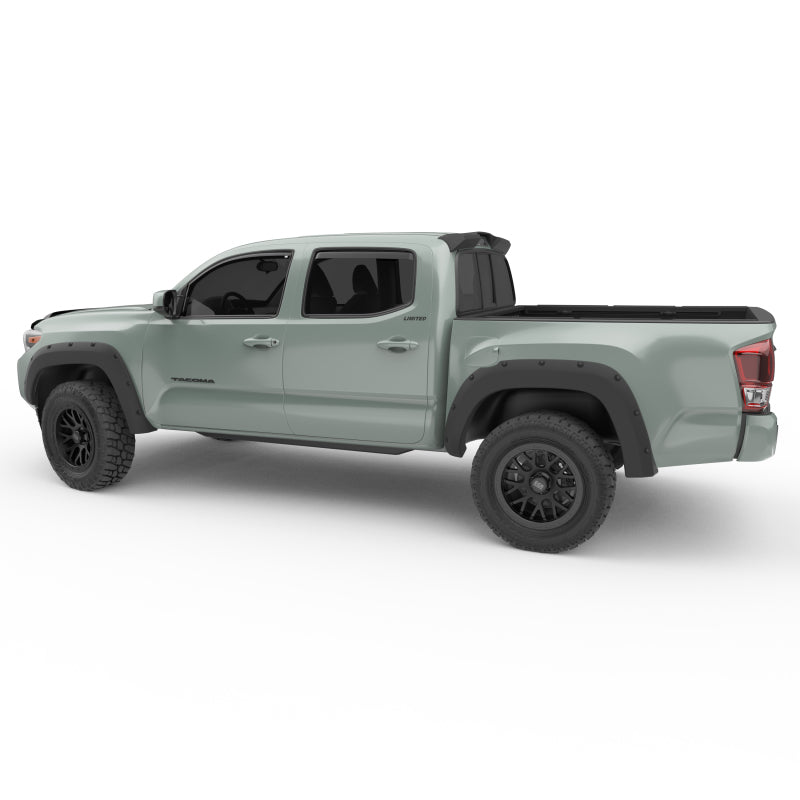 EGR 16-17 Toyota Tacoma Matte Black Truck Cab Spoiler (985089) 985089 985089 Photo - Mounted