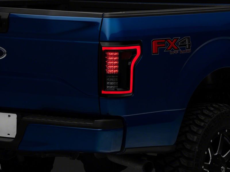Raxiom 15-17 Ford F-150 LED Tail Lights- Blk Housing (Smoked Lens) T542881 T542881 Photo - Close Up