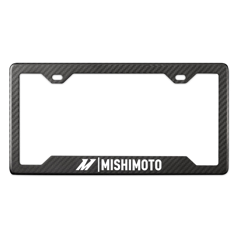 Mishimoto Carbon Fiber License Plate Frame - Matte MMPROMO-FRAME-CF-M MMPROMO-FRAME-CF-M Photo - Primary