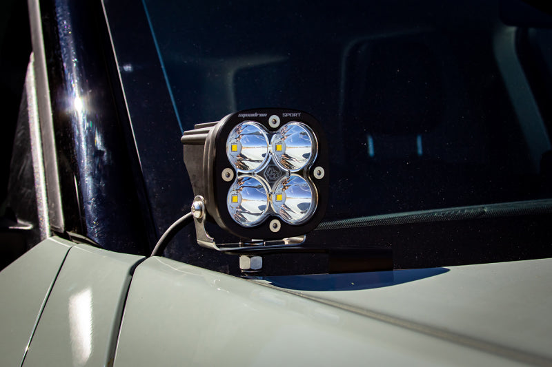 Baja Designs 21+ Ford Bronco Sport Squadron Spot LED Light Pods - Clear 447686 User 1