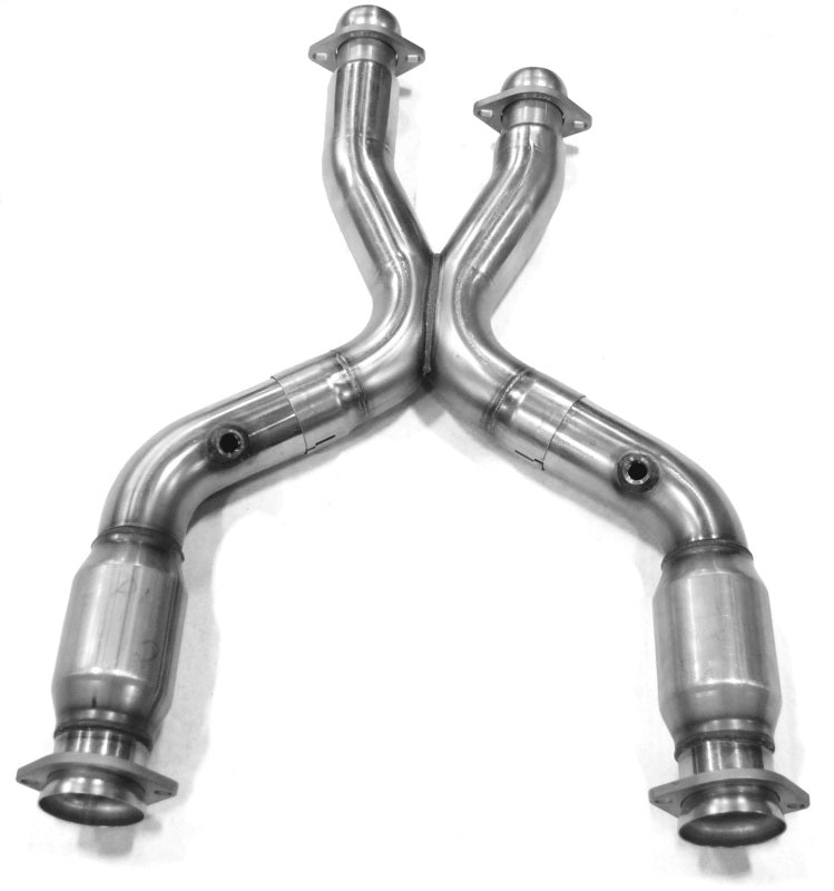 Kooks 96-04 Ford Mustang SVT Cobra Mach 1 SVT Cobra 1-7/8 x 3 4V Header & Catted X-Pipe Kit 1122H420 1122H420 Photo - Unmounted