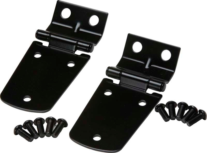 Kentrol 97-06 Jeep Wrangler TJ Hood Hinge Pair - Powdercoat Black 50476 50476 Photo - Primary