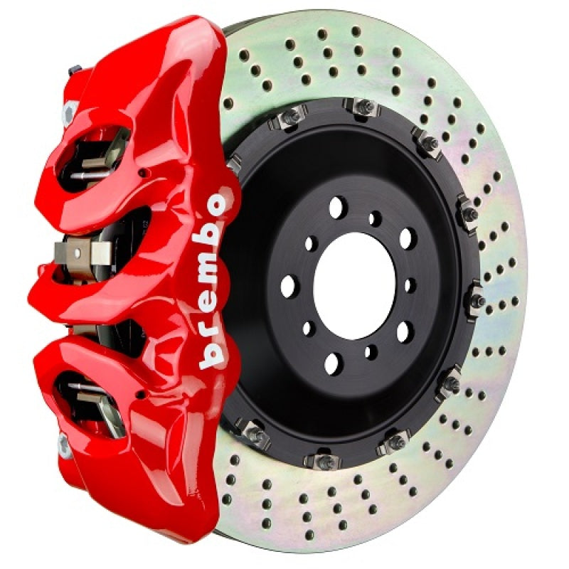 Brembo 25+ BMW X3 30 xDrive/BMW X3 M50 xDrive Fr GT BBK 6 Piston Cast 405x34 2pc Rotor Drilled - Red 1T1.9513A2 1T1.9513A2 User 1