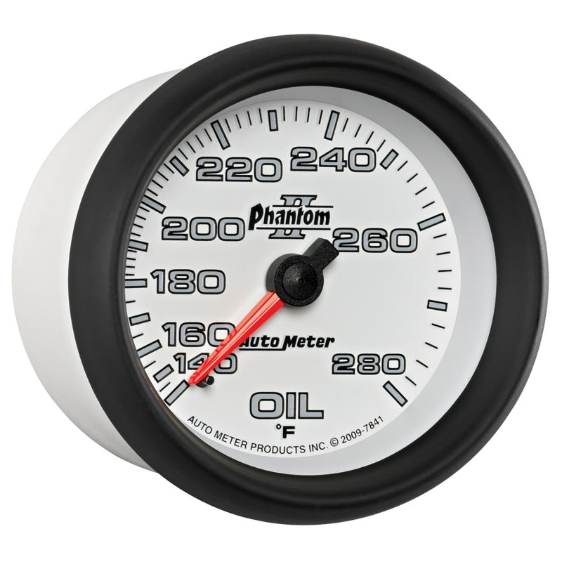 AutoMeter Gauge Oil Temp 2-5/8in. 140-280 Deg. F Mechanical Phantom II 7841 7841 User 5