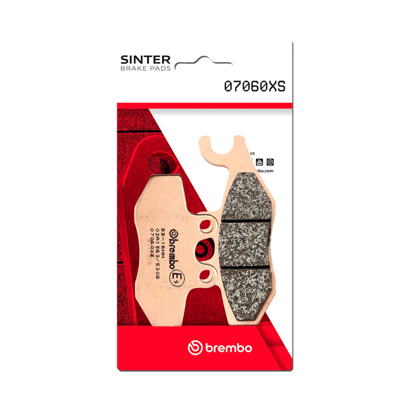 Brembo OE 05-10 Piaggio Vespa X9 Right 250cc/07-08 X8 Right 400cc Sinter Brake Pad - Front 07060XS 07060XS User 1