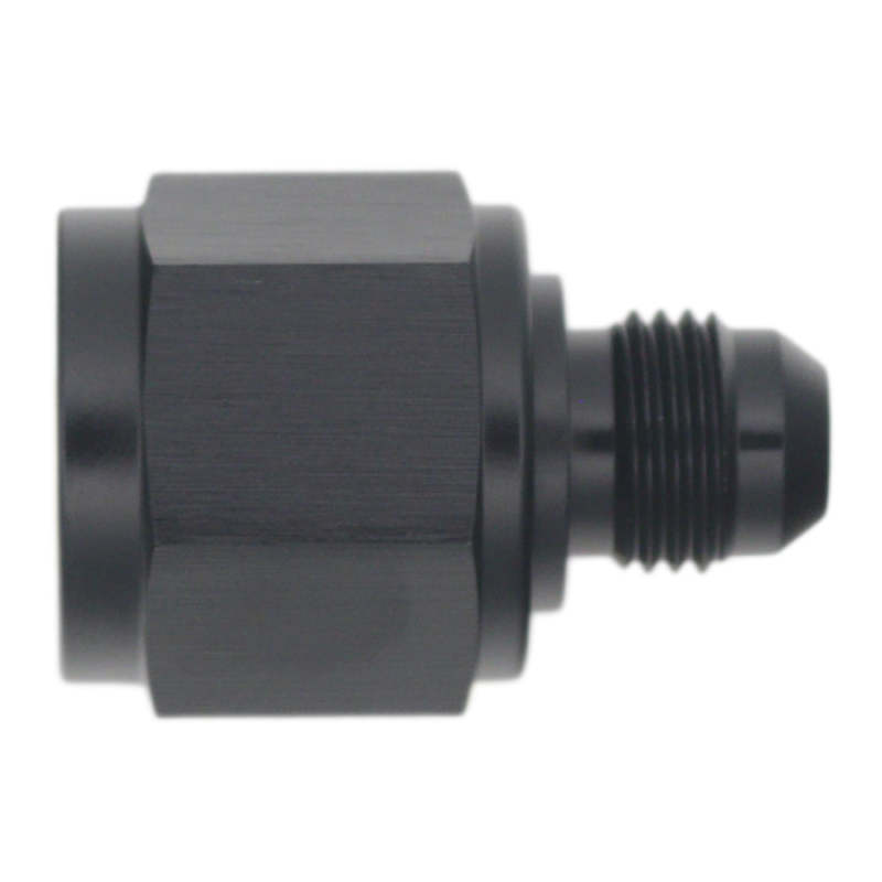 DeatschWerks 10AN Female Flare to 6AN Male Flare Reducer - Anodized Matte Black 6-02-0219-B 6-02-0219-B Photo - Primary