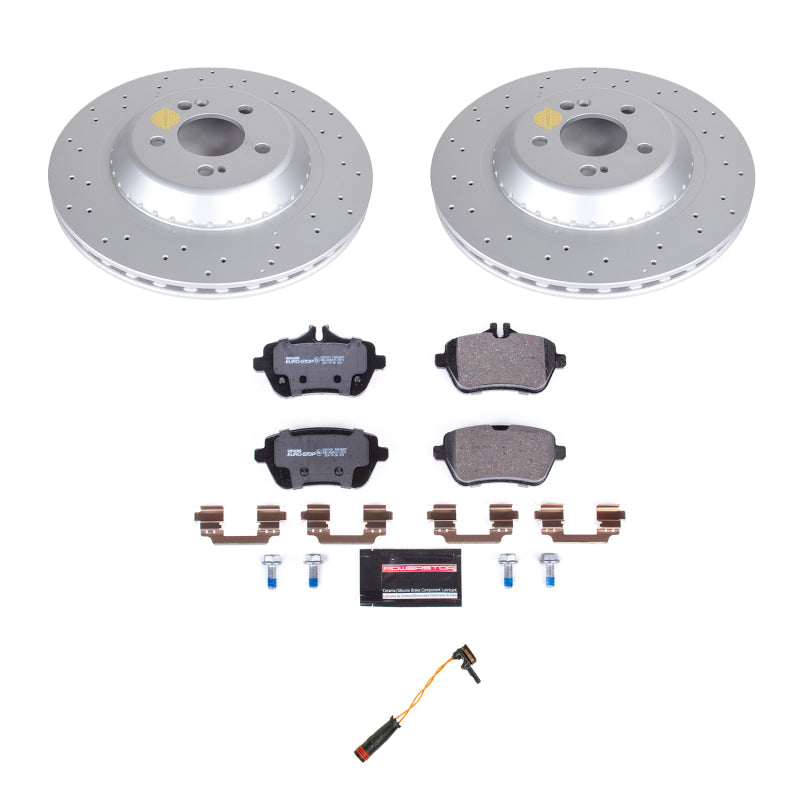 Power Stop 2018 Mercedes-Benz S450 Rear Euro-Stop Brake Kit ESK8194 ESK8194 Photo - Primary