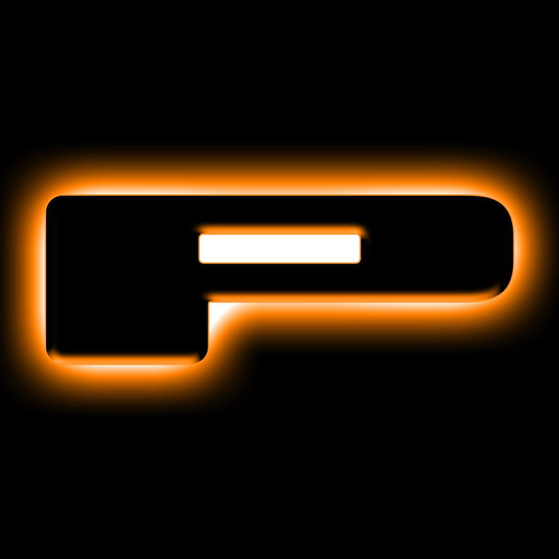 ORACLE Lighting Universal Illuminated LED Letter Badges - Matte Black Surface Finish - P 3141-P-005 3141-P-005 Photo - Primary