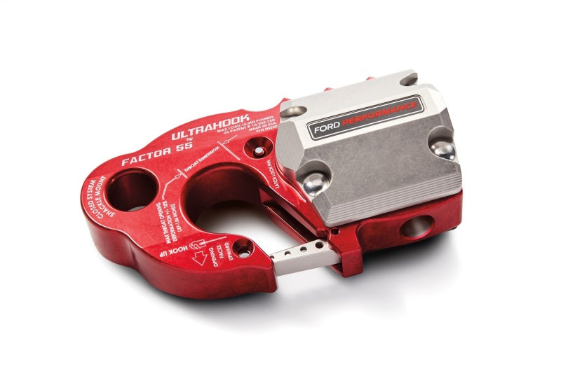 Ford Racing Factor 55 UltraHook w/Rope Guard - Red M-1821-UHR M-1821-UHR Photo - Primary