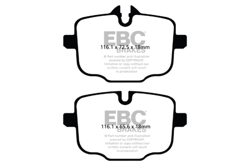 EBC 17+ BMW 530 2.0L Turbo (G30) Ultimax Rear Brake Pads UD1469 UD1469 Photo - Primary