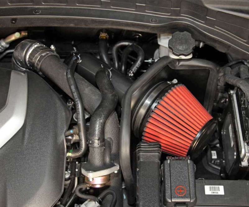 AEM Induction AEM 14-15 Hyundai Sante Fe L4 2.0L - Cold Air Intake System - Gunmetal Gray 21-749C 21-749C Photo - Mounted