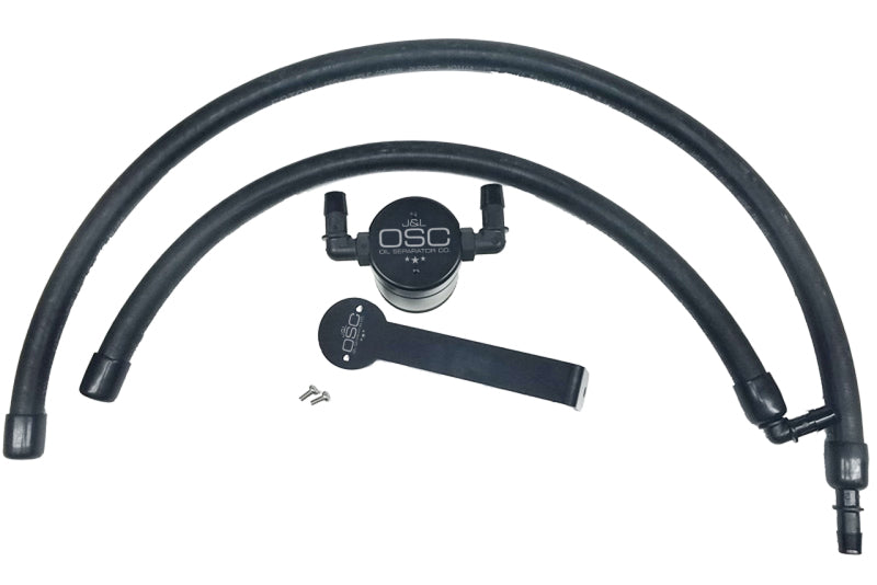 J&L 09-18 Ram 1500 5.7L Passenger Side Oil Separator 3.0 - Black Anodized 3065P-B 3065P-B Photo - Primary