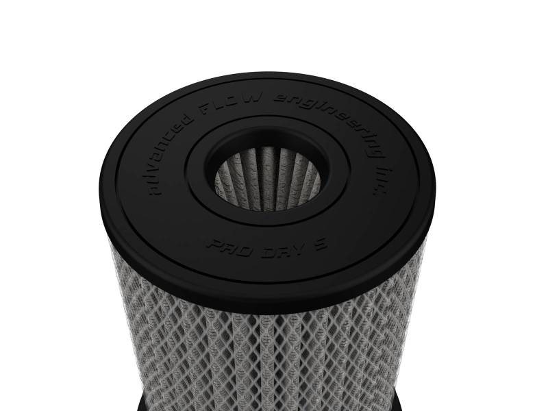 aFe MagnumFLOW Air Filters 3in F x 5-1/2in B x 5-1/4in T (Inverted) x 8in H - Pair 20-91203DM 20-91203DM Photo - Close Up