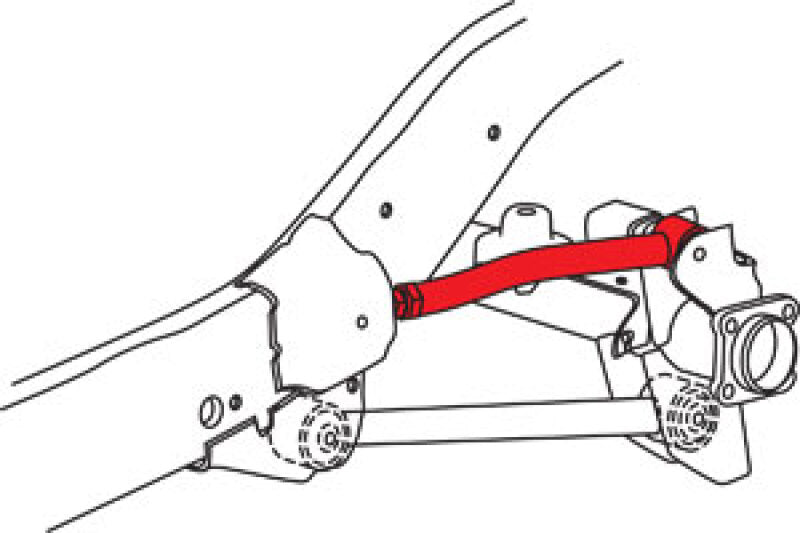 SPC Performance 2007+ Jeep Wrangler / 20-23 Gladiator Rear Adjustable Upper Control Arm 13421 13421 Line Art