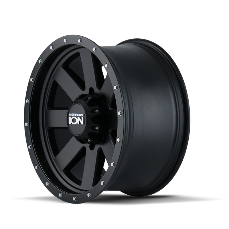 ION Wheels ION Type 134 17x8.5 / 6x139.7 BP / 6mm Offset / 106mm Hub Matte Black/Black Beadlock Wheel 134-7883MB 134-7883MB Photo - Primary