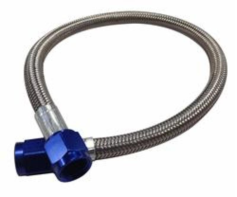 Fragola -4AN Hose Assembly Straight x Straight 168in Blue Nuts Nitrous Supply Line (14 Feet) 360168-BU 360168-BU Photo - Primary