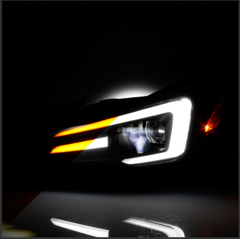 Spyder Subaru Impreza WRX 15-20 Halogen High-Power LED Headlights- Black PRO-YD-SWRX15HALAP-SBSEQ-BK 5088093 5088093 User 1